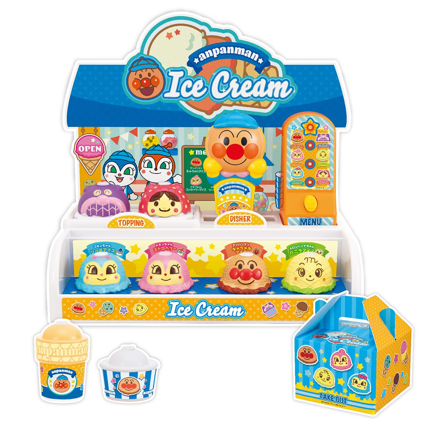 アンパンマン ★ おみせやさん アンパンマン おみせやさんごっこシリーズ │ セガ フェイブ トイ製品